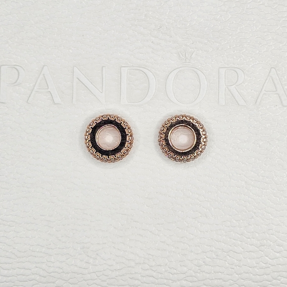 ♥️ Authentic Pandora ⭐️RETIRED⭐️ ROSE SPACERS - Picture 4 of 8